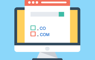 Difference between .co and .com domain ?