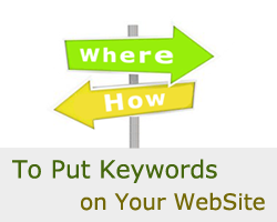 Where And How To Put Keywords On Your WebSite